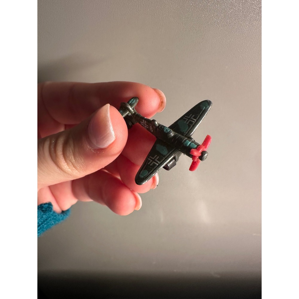 Vintage Diecast WWII German‎ Fighter Plane Model Toy